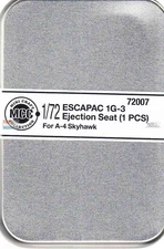 MCC72007 1:72 Mini Craft Collection ESCAPAC 1G-3 Ejection Seat (for A-4 Skyhawk)