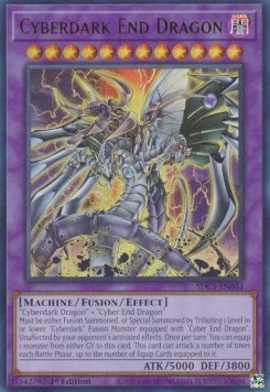 YuGiOh Cyberdark End Dragon SDCS-EN044 Ultra Rare Englisch Neu unl.