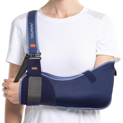 Arm Sling Shoulder Immobilizer Velpeau Fit Left or Right Arm Injury Support