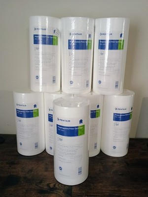 8 x Pentair Pentek DGD-5005 Big Blue Water Filter 10'' Whole House Sediment - NIB