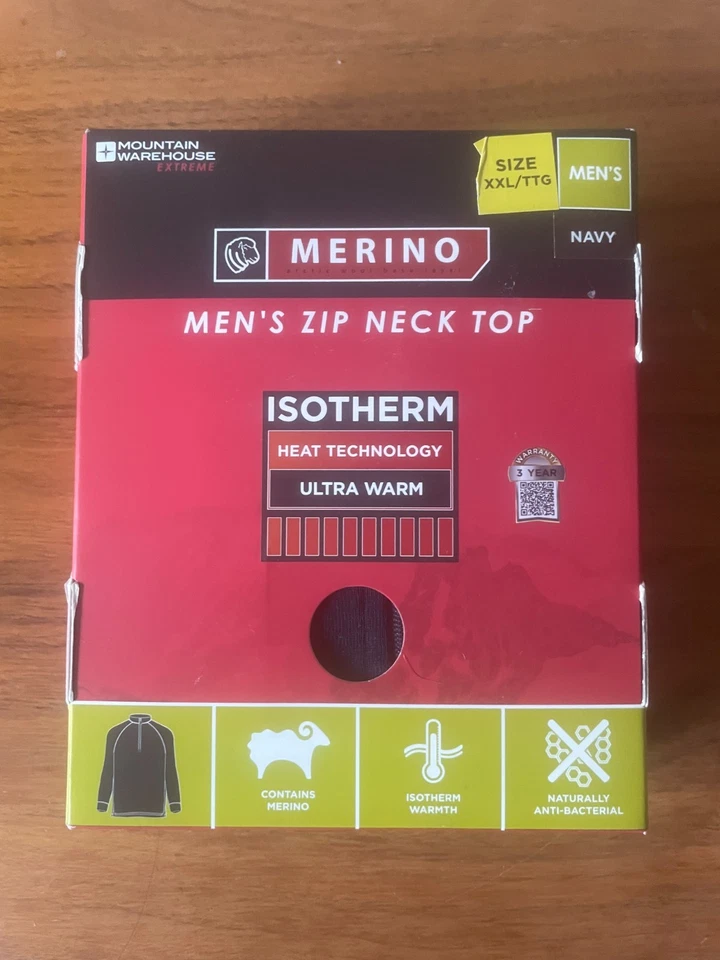 Mountain Warehouse Merino Top/Unterteil Max Heat Technology mehrere Größen/Farben
