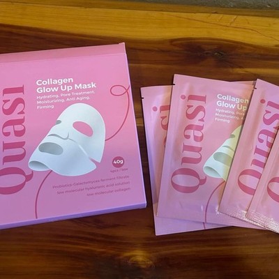 Quasi-Collagen Glow Up Mask | Hydrating & Firming Facial Mask - 4 pcs/box