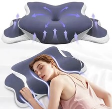 Memory Foam Cervical Pillow for Neck Pain Relief Ergonomic Orthopedic