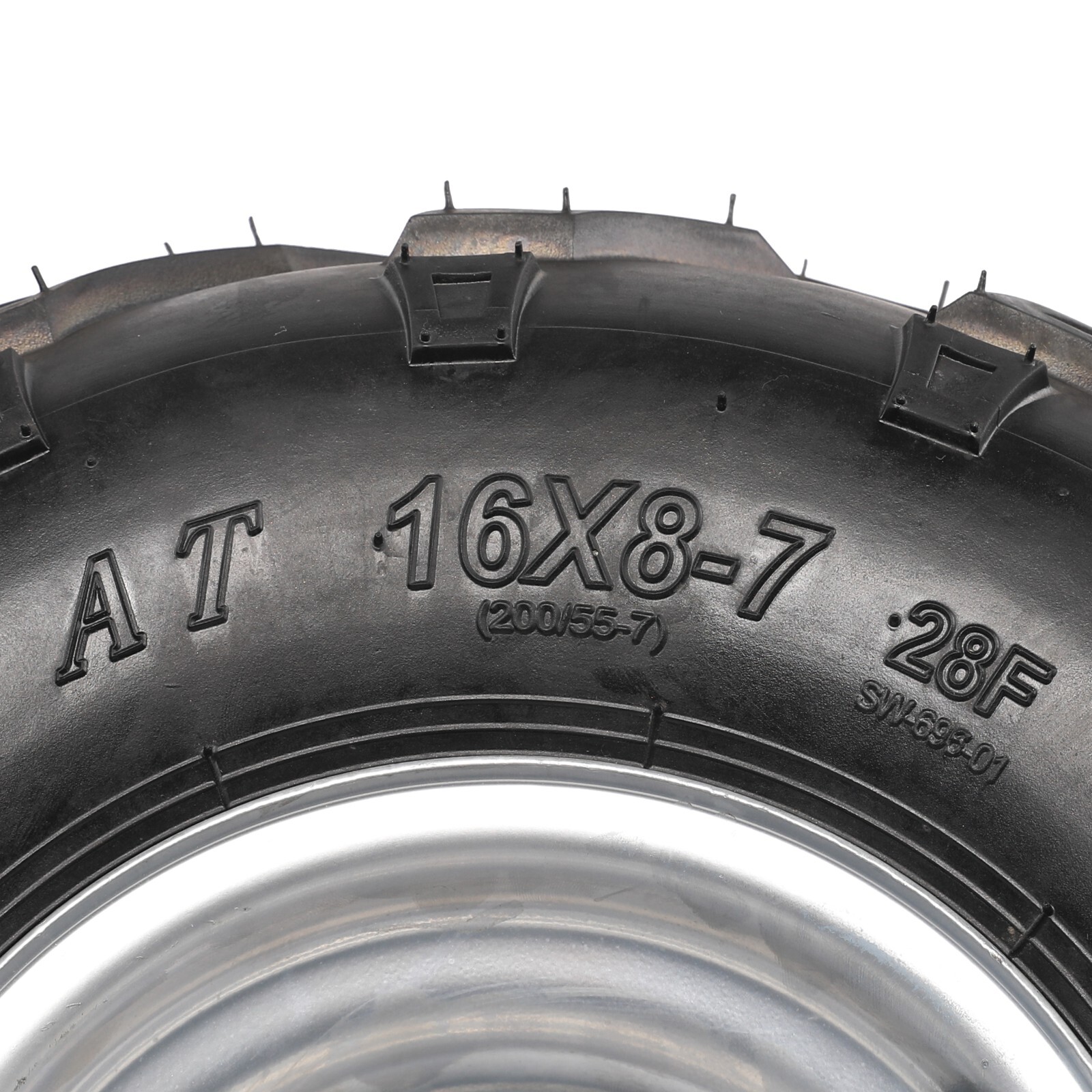 4pcs 16x8-7 16x8x7 Tire Wheel Rim for ATV Quads Kids Go Kart Razor Sunl Coolster