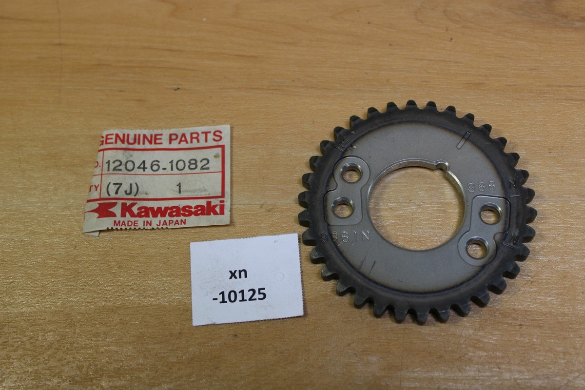 ⭐︎⭐︎⭐︎ Kawasaki 12046-1082 SPROCKET,CAMSHAFT,34T NOS NEU genuine xn10125
