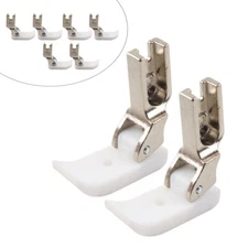 2PC Bottom Right Side Piping Welting Foot For Industrial Sewing Machine