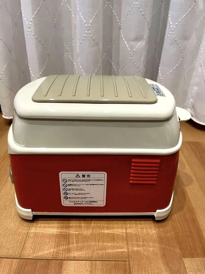 VW Volkswagen Toaster Minibus Auto LKW Innenraum LTD rot AC100V 2 Scheiben N/Box - Bild 4 von 4