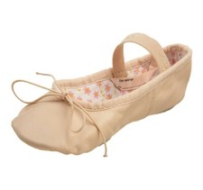 CAPEZIO PINK LEATHER Split SOLE girls 1.5/Adult 3.5 M DAISY BALLET SHOE 205S