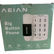 Aeian Big Button Telephone With Speaker New In Box