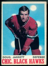 1970-71 OPC O PEE CHEE HOCKEY #150 Doug Jarrett EX-NM Chicago Blackhawks Card
