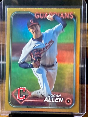 GSページ 2024 Topps Series 1 LOGAN ALLEN #339 Gold Parallel Guardians | eBay