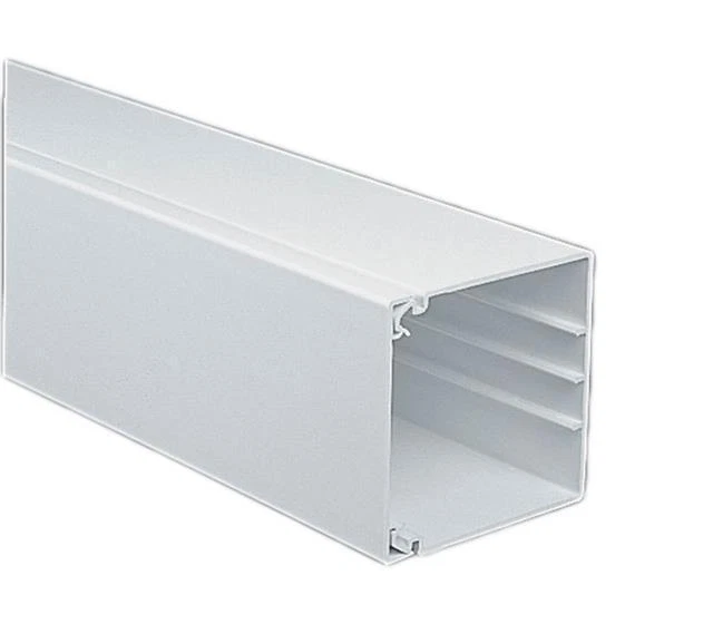 Univolt PVC Plastic Trunking 3 Metre Lengths 2x2" 4x2" 3x3" 4x4" Stop Ends