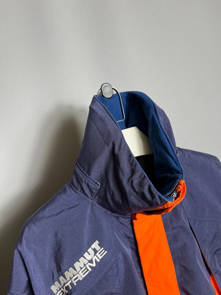 MAMMUT EXTREME VINTAGE GORE TEX WATERPROOF JACKET ORANGE MEN MAMMUT EXTREME VINTAGE GORE TEX WATERPROOF JACKET ORANGE MEN