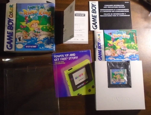 Legend Of The River King 2 Game Boy Color GBC 1998 Natsume Nintendo Complete CIB