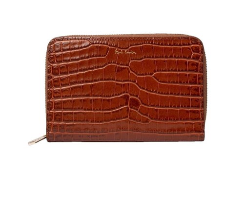 Pochette Tour De Cou Paul Smith Principal En Cuir Bleu à Rayures - Neuf Avec étiquettes