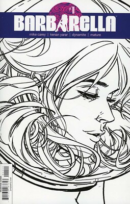 Barbarella #1 Incentive Annie Wu Black & White Cover Variant Dynamite 