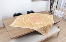 Suzani Fabric Suzani Throw Home Gift 3.94' x 4.43' Vintage Fast Shipment 15901