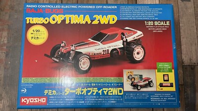 Rarität nib 1:20 Kyosho Baja Bugs Turbo Optima 2WD KIT Nr: 3191 Jahrgang 1987