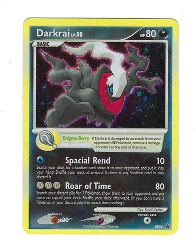 Pokemon BLACK STAR PROMO DARKRAI LV 50 #DP24 HOLO FOIL CARD | eBay
