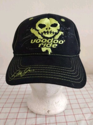 Dale Earnhardt Jr Voodoo Ride Cap Hat Black Adjustable Embroidery Skull Bones