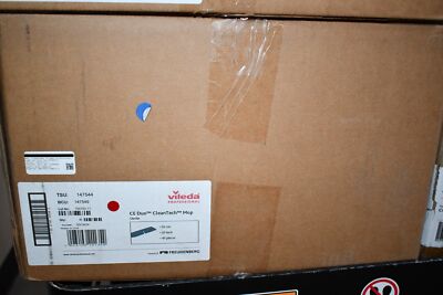 Case of NEW Vileda 147544 CE Duo CleanTech Sterile 2-Sided Laminated Mop 19.7'' 