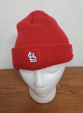 Kids Youth MLB St. Louis Cardinal Red Beanie Hat with Logo by New Era