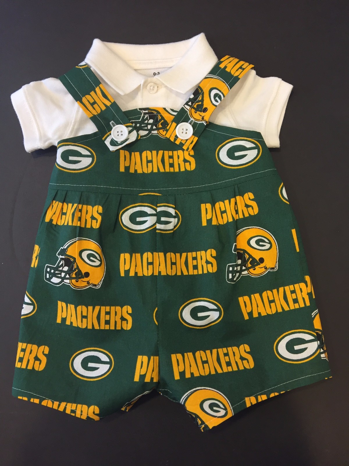 NFL Green Bay Packers Baby Infant Toddler Boys Jumper Overalls * YOU