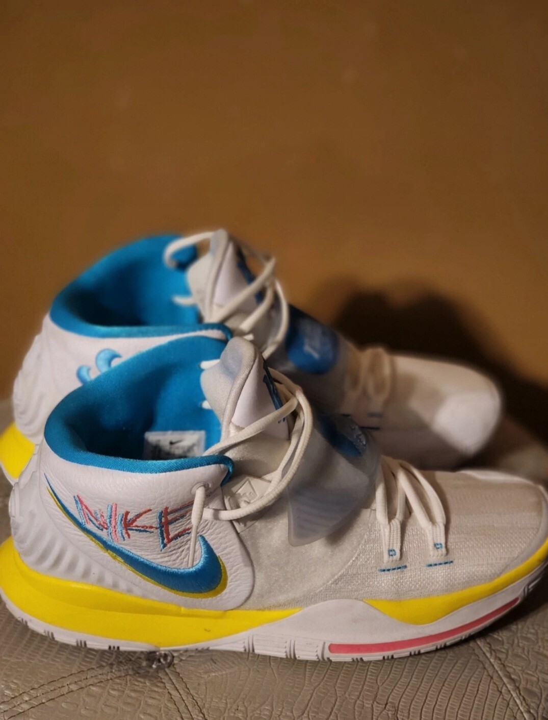 Size 12 Nike Kyrie 6 Neon Graffiti 2020 Gem