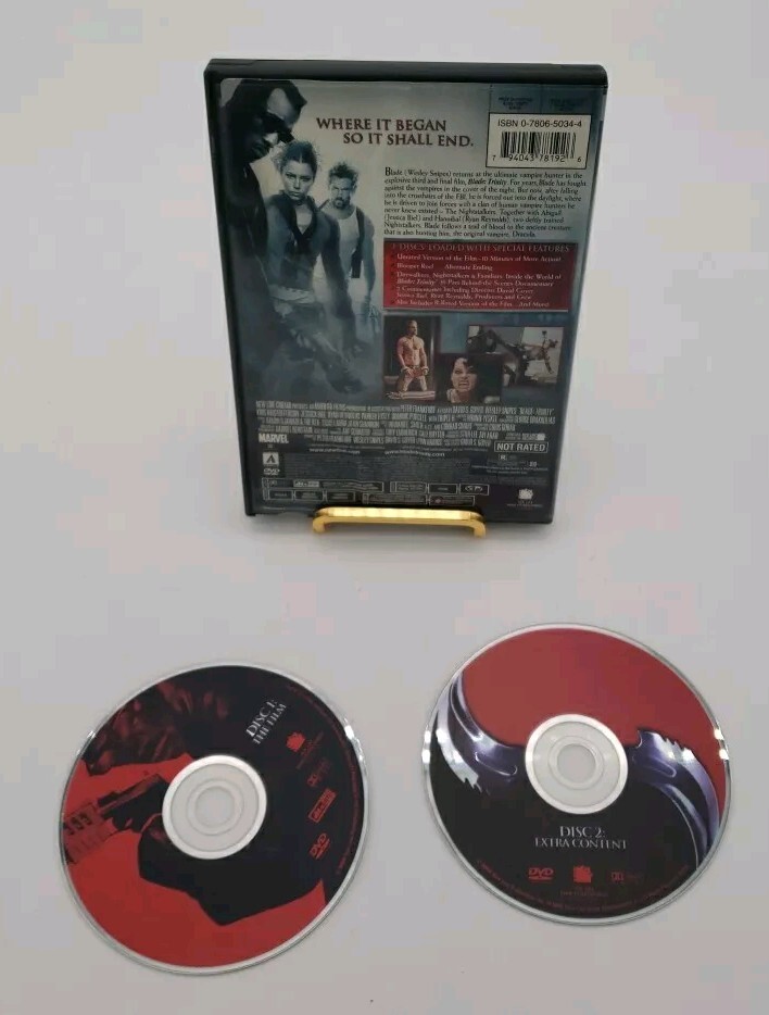 (未使用･未開封品)BLADE / BLADE 2 / BLADE: TRINITY Blade Blade 2 & Blade Trinity DVDs Great Condition
