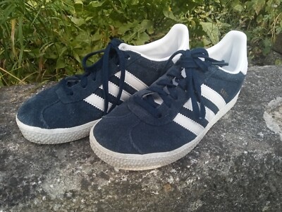 Adidas Blue Gazelle Kids Size UK US EU 34 Great condition