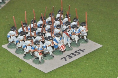 25mm marlburian / generic - regt 24 figs - inf (73354)