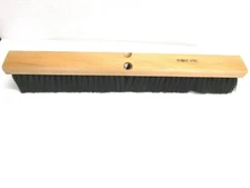 NOS! 24" FLOOR BRUSH STIFF CENTER, FINE BORDER POLYPROPYLENE FIBERS 3" BRISTLES 