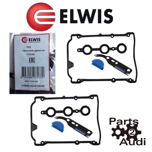Audi Volkswagen Passat 2.7L 2.8L V6 Valve Cover Gaskets w/ Cam Chain
