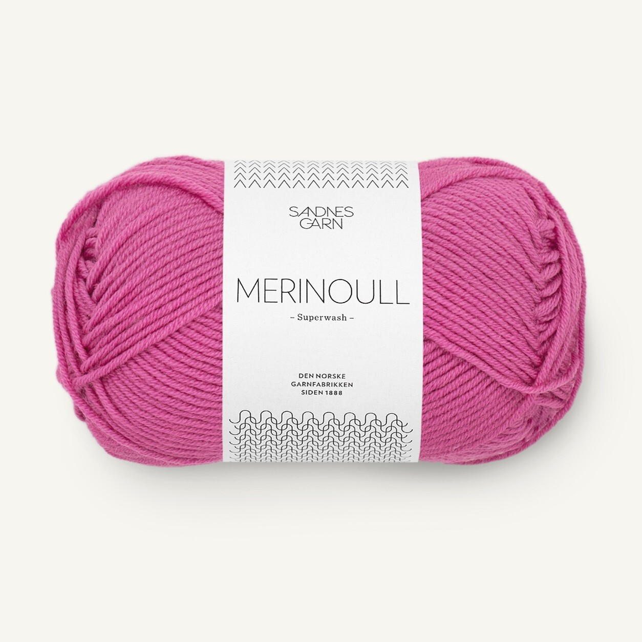Merino Wool by Sandnes Garn - Magenta (4628) - 50 g / approx. 105 m Yarn