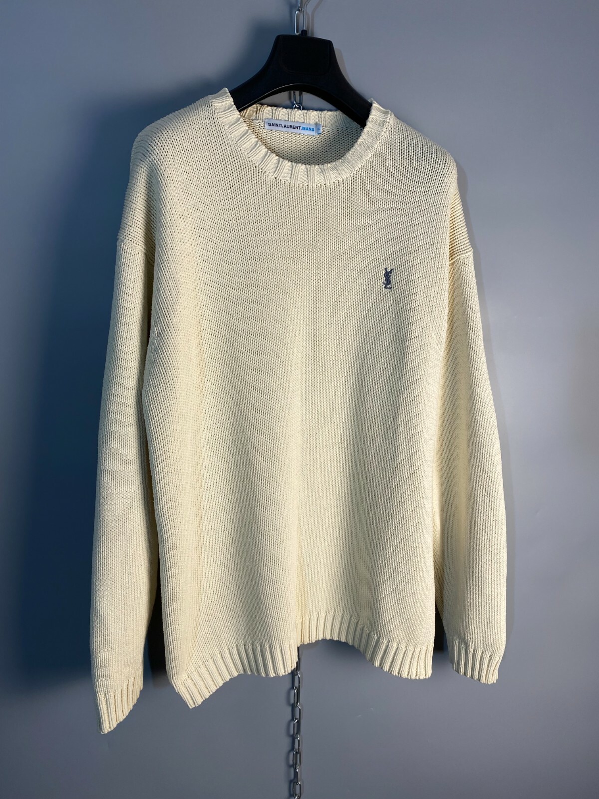 Yves Saint Laurent YSL Mens Knit Crew 