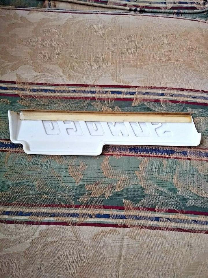 Sunoco Plastic Display Rack Sign, Single Sided, 10.5" X 2.75" Vintage - Изображение 3 из 4