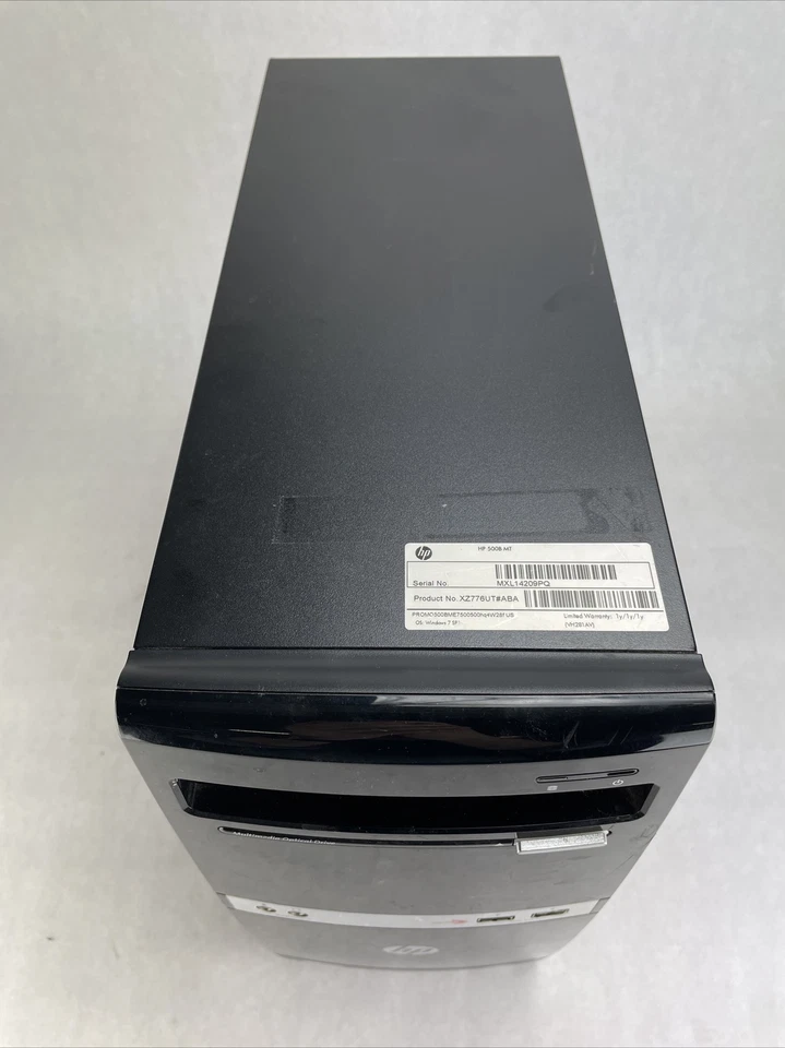 HP Pavilion 500B MT Intel Core 2 Duo 2.93GHz 4GB RAM No HDD No OS - Image 3 of 4