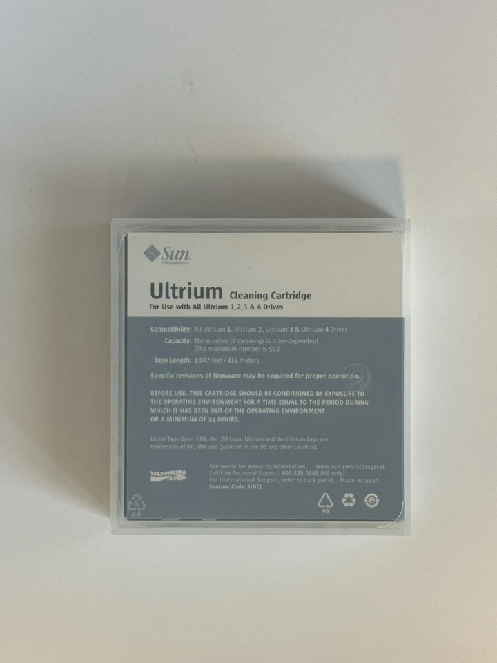 New Sun Oracle StorageTek LTO Tape Cleaning cartridge All Ultrium 1-4 Drives - Image 2 of 4