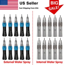 1-10 Pieza Mano Recta Lenta Baja Velocidad Nosecone Interior Agua/Exterior usa