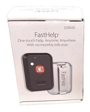 FastHelp Medical Alert Device NO FEES COMPLETE w/charger & instructions