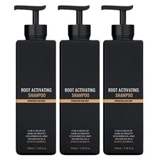 3X Shampoo Root Activator Shampoo Mane Hair Loss Shampoos, Natural Hair Regrōwth