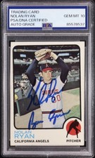 🔥 Nolan Ryan Signed 1973 Topps Inscribed 