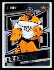 2021-22 Upper Deck Allure #BB-14 Juuse Saros Breadbaskets
