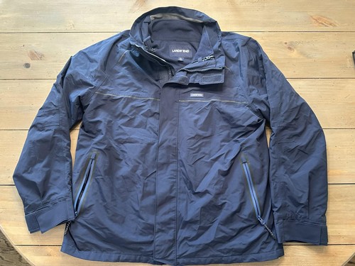 Lands End 3-In-1 Jacket Mens XL Squall Waterproof Windproof with Fleece Jacket - Picture 2 of 11