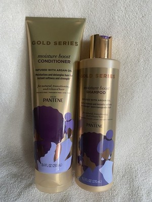 Pantene Gold Series Moisture Boost Shampoo and Conditioner Bundle 270ml/250ml