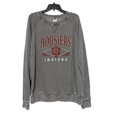Indiana Hoosiers Sweatshirt Mens XL NCAA Basketball Pullover Crewneck Hoosiers