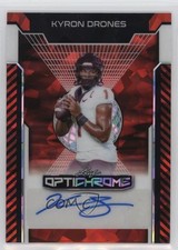 2025 Leaf Optichrome Red Crystals 2/2 Kyron Drones #BA-KD1 Auto rw6
