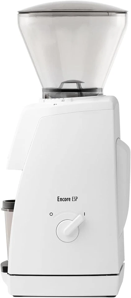Molinillo de café eléctrico blanco con rebabas Encore ESP para preparaciones perfectas Foto 2 de 4