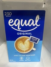 Equal Original Zero Calorie Sweetener 230 Packets, 8.1 oz