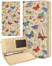 Slohif Checkbook Cover for Personal - Colorful Butterfly, Butterfly
